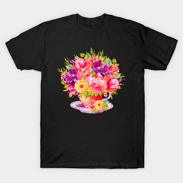 flowers art | valentine gift T-Shirt by Mr. Mehra